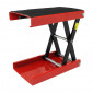 MOTORCYCLE LIFT STAND P2R - MECANICAL SCREW JACK - RED STEEL (HEIGHT min 100mm/max 380mm)