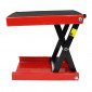 MOTORCYCLE LIFT STAND P2R - MECANICAL SCREW JACK - RED STEEL (HEIGHT min 100mm/max 380mm)