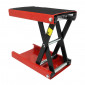 MOTORCYCLE LIFT STAND P2R - MECANICAL SCREW JACK - RED STEEL (HEIGHT min 100mm/max 380mm) 3700948195581