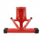 BLOQUE/CALE/ETAU DE ROUE MOTO P2R AVANT AUTO-BLOQUANT REGLABLE COMPATIBLE ROUE 16 à 21" ACIER ROUGE 3700948195604