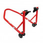 PADDOCK STAND (Bike Lift) FRONT - P2R UNIVERSAL - RED STEEL