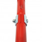 LEVE/BEQUILLE STAND MOTO P2R AVANT UNIVERSEL ACIER ROUGE AVEC SUPPORT ROULEAUX CAOUTCHOUC 3700948208601