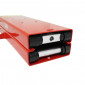 LEVE/PONT MOTO P2R MECANIQUE A VIS AVEC SUPPORTS ACIER ROUGE (HAUTEUR min 90mm/max 405mm) 3700948195628
