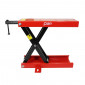 MOTORCYCLE LIFT STAND P2R - MECANICAL SCREW JACK - WITH BRACKETS- RED STEEL (HEIGHT min 90mm/max 405mm)