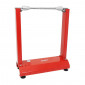 EQUILIBREUSE DE ROUE/PNEU MOTO P2R STATIQUE ACIER ROUGE (DIAM CONE DE 12 à 30mm - HAUTEUR MAX 51cm) 3700948208649