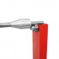 EQUILIBREUSE DE ROUE/PNEU MOTO P2R STATIQUE ACIER ROUGE (DIAM CONE DE 12 à 30mm - HAUTEUR MAX 51cm) 3700948208649