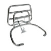 PORTE BAGAGE ARRIERE ORIGINE PIAGGIO 50-125 VESPA PRIMAVERA, SPRINT CHROME -1B000789-