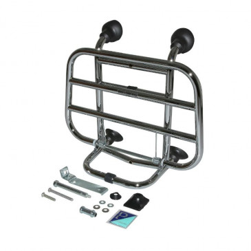 PORTE BAGAGE AVANT ORIGINE PIAGGIO 50-125 VESPA PRIMAVERA 2013>, SPRINT 2014> CHROME -1B000832-