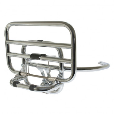 PORTE BAGAGE ARRIERE PLIANT ORIGINE PIAGGIO 125-250-300 VESPA GTS 2007> CHROME -606525M-