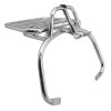 PORTE BAGAGE ARRIERE ORIGINE PIAGGIO 50-125 VESPA LX 2005>2012, VESPA S 2007> CHROME - - Produit de remplacement non défini