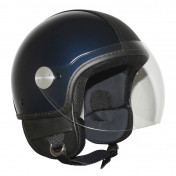 HELMET JET PIAGGIO COPTER BLUE MIDNIGHT S (HALF-JET WITH LEATHER STRAP)