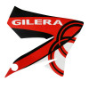 AUTOCOLLANT/STICKER/DECOR AILE AVANT DROITE ORIGINE PIAGGIO 50 GILERA SMT/RCR 2013> BLANCHE/ROUGE -2H000915-