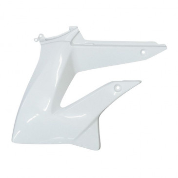 FRONT SIDE COVER - LEFT - "PIAGGIO GENUINE PART" GILERA 50 SMT, RCR 2011> WHITE -86692600W0B-