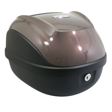 TOP-CASE 32L "PIAGGIO GENUINE PARTS" 50-125-150 LIBERTY/MEDLEY 2016> BROWN 135/A (WITHOUT PLATE) -CM271112-