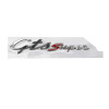 NAME PLATE "GTS SUPER" ON REAR RIGHT SIDE "PIAGGIO GENUINE PART" 125-300 VESPA GTS -2H001664-