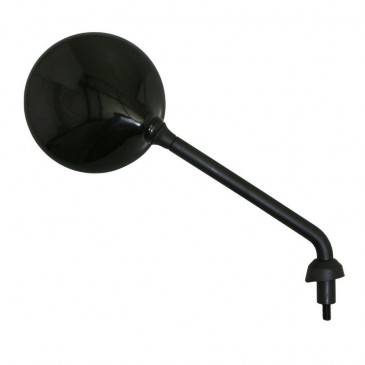 MIRROR- RIGHT "PIAGGIO GENUINE PART" 50-125 LIBERTY IGET 2015> (VERSION SPORT) BLACK -CM020421-