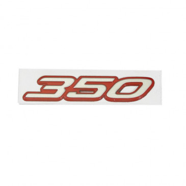 DECAL "350" "PIAGGIO GENUINE PART" 350 MP3 -2H002601-