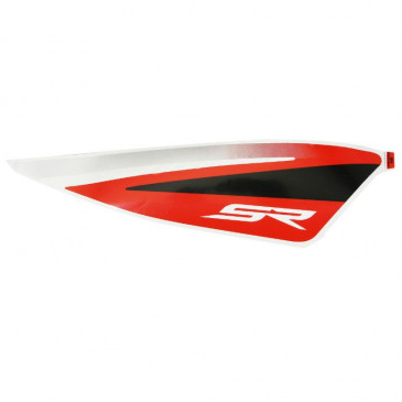 AUTOCOLLANT/STICKER/DECOR AILE ARRIERE DROITE ORIGINE PIAGGIO APRILIA 50 SR MOTARD 2018> BLANC 544/ROUGE 885/A -2H002286000A1-