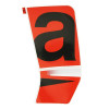 AUTOCOLLANT/STICKER/DECOR FACE AVANT GAUCHE ORIGINE PIAGGIO APRILIA 50 SR MOTARD 2018> BLANC 544/ROUGE 85/A -2H002291000A1-