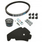 MAINTENANCE KIT "PIAGGIO GENUINE PARTS" 500 MP3 2014> ((WITH SLIDING GUIDES) - WITHOUT BRAKE PADS) -1R000401-