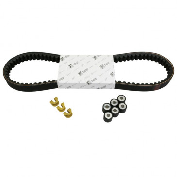 TRANSMISSION KIT"PIAGGIO GENUINE PARTS" BELT,ROLLERS,GUIDES- 125 BEVERLY -1R000434-