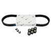 TRANSMISSION KIT"PIAGGIO GENUINE PARTS" BELT,ROLLERS,GUIDES- 50 FLY 4 stroke 2006>2015, 2008>2017 (30KM/H) -- 3700948205709 -1R000435-