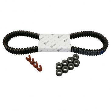 TRANSMISSION KIT"PIAGGIO GENUINE PARTS" BELT,ROLLERS,GUIDES- 500 MP3 BUSINESS/SPORT 2014> -1R000438-