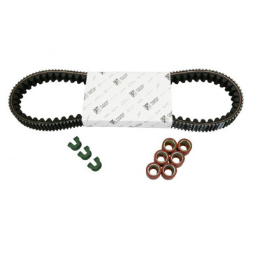 TRANSMISSION KIT"PIAGGIO GENUINE PARTS" BELT,ROLLERS,GUIDES- 300 MP3, YOURBAN, X7, VESPA GTS/GILERA 300 NEXUS, SR-MAX/APRILIA 300 ATLANTIC -1R000447-