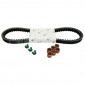 TRANSMISSION KIT"PIAGGIO GENUINE PARTS" BELT,ROLLERS,GUIDES- 250-300 BEVERLY, CARNABY/APRILIA 250-300 SCARABEO LIGHT, SPORT-CITY -1R000449-