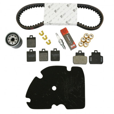 MAINTENANCE KIT "PIAGGIO GENUINE PARTS" 125 MP3 2006> (WITH SLIDING GUIDES) -1R000384-