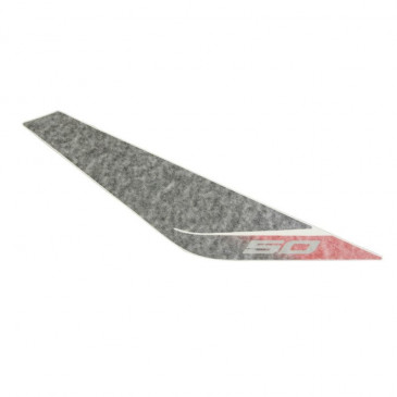 DECAL- RIGHT FRONT PANEL - FOR ORANGE/WHITE/GREY VERSION "PIAGGIO GENUINE PART" APRILIA 50 SR MOTARD 2011> -677056-