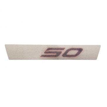 AUTOCOLLANT/STICKER/DECOR "50" ORIGINE PIAGGIO APRILIA 50 SX, RX -899391-
