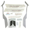 AUTOCOLLANT/STICKER/KIT DECORS ORIGINE APRILIA 1000 RST FUTURA 2001>2002 -AP8167404-