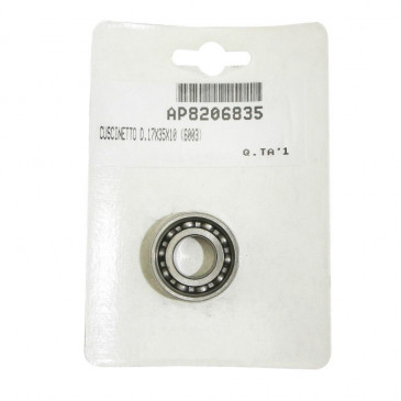 BEARING FOR TRANSMISSION SHAFT "PIAGGIO GENUINE PART" APRILIA 50 SONIC 1998>2008 -AP8206835-