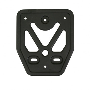 SUPPORT PLAQUE IMMATRICULATION ORIGINE PIAGGIO COMMUN A LA GAMME 50 CC APRILIA -AP8249558-