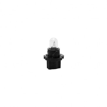 AMPOULE/LAMPE AVEC SUPPORT (12V-1,2 W) ORIGINE PIAGGIO COMMUN A LA GAMME SCOOTER 50 CC -253366-