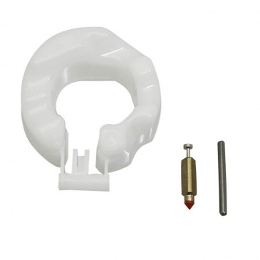 FLOTTEUR, POINTEAU ET AXE DE CUVE POUR CARBURATEUR ORIGINE PIAGGIO COMMUN A LA GAMME SCOOTER 50 2T -482916-