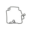 FLOAT CHAMBER GASKET "PIAGGIO GENUINE PART" COMMON TO THE RANGE SCOOTER 50-100 CC 4 stroke -497038-
