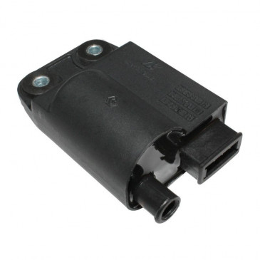 IGNITION COIL "PIAGGIO GENUINE PART" 50 FLY 2 stroke, LIBERTY 2 stroke, NRG, TYPHOON, ZIP 2 stroke, VESPA LX 2 stroke, VESPA-S 2 stroke/APRILIA 50 CITY 2 stroke, SR, SCARABEO 2 stroke/GILERA 50 DNA, STALKER, RUNNER -58095R-