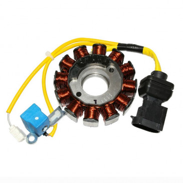 IGNITION STATOR - KOKUSAN "PIAGGIO GENUINE PART" 125 FLY, LIBERTY, X8, X9, VESPA LX, VESPA S/APRILIA 125 SPORT-CITY, SR/GILERA 125 RUNNER -584690-