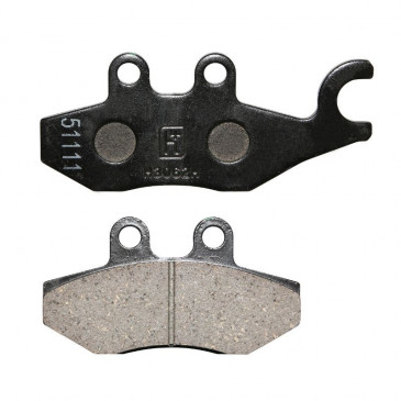 FRONT BRAKE PADS - "PIAGGIO GENUINE PART" 125 BEVERLY 2010> , FLY 2013> , LIBERTY 2013> , 300 BEVERLY 2010> , 300 VESPA GTS 2012> , 250 VESPA GTS 2005> , 500 X10 2012> , 350 BEVERLY 2013> (PAIR) -651253-