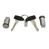 JEU DE CLES AVEC 2 BARILLETS (15 mm) ORIGINE PIAGGIO 50 TYPHOON 2011>/APRILIA 50 SR MOTARD 2011>, SPORT CITY-ONE -860193-