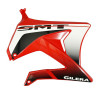 FUEL TANK RIGHT PANEL"PIAGGIO GENUINE PART" GILERA 50 SMT 2006>2010 RED -86147201W0R5-