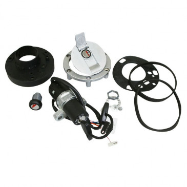 LOCK KIT- WITHOUT LEVER "PIAGGIO GENUINE PART" APRILIA 125 RS 2006>2010 -86151R-