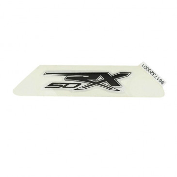 DECAL "RX 50" "PIAGGIO GENUINE PART" APRILIA 50 RX 2006>2010 -8617320001-