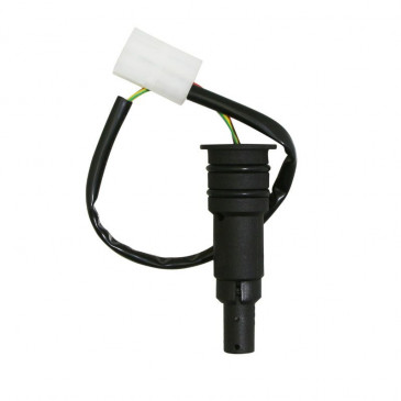 JAUGE/SONDE A ESSENCE ORIGINE DERBI 50 SENDA 2007>/GILERA 50 SMT, RCR 2006>/APRILIA 50 SX, RX 2006> (FIL JAUNE/VERT+FIL ROUGE) - - Produit de remplacement : B043773
