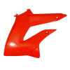 CARENAGE/DEFLECTEUR RESERVOIR GAUCHE 50 A BOITE ORIGINE PIAGGIO GILERA 50 SMT, RCR 2011> ROUGE -86692600W4R-