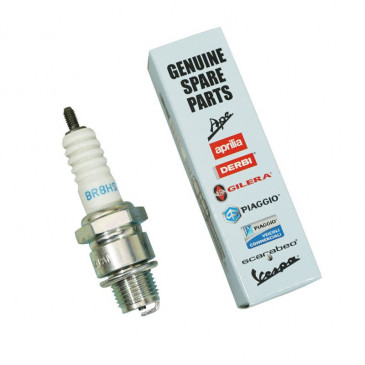 SPARK PLUG NGK BR8HS "PIAGGIO GENUINE PART" APRILIA 50 SR, RALLY, SONIC, SCARABEO -AP8206871-
