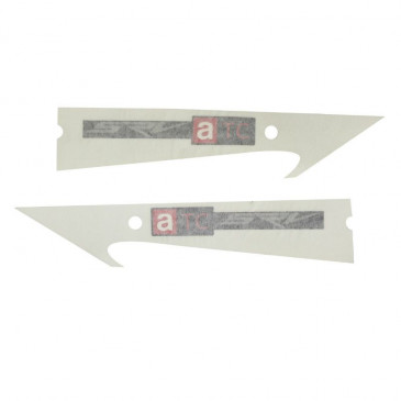 AUTOCOLLANT/STICKER/DECOR "ATC-SRV" DE FACE AVANT ORIGINE PIAGGIO APRILIA 850 SRV -CM18270700A1-