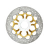 FRONT BRAKE DISC (GOLD) "PIAGGIO GENUINE PART" MOTO-GUZZI 850-1200 BREVA, NORGE, 1000 RSV-2, FALCO, 1200 SPORT -GU05613335-